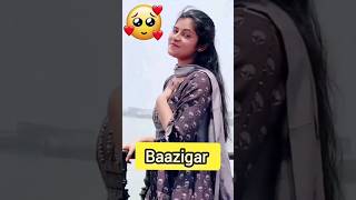 Baazigar O Baazigar ❤️| Shahrukh Khan | Kumar Sanu , Alka Yagnik | 90s Songs #shorts #viral #reels