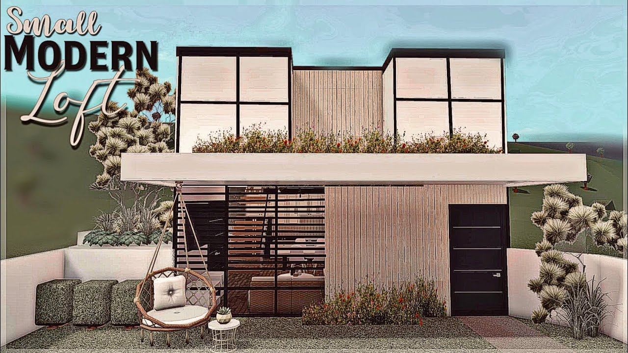 Bloxburg Small Modern Loft House Build 笙 Youtube