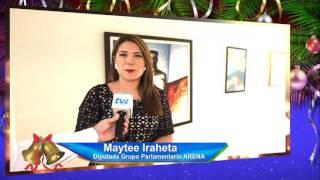 Saludo Navideño: Diputada Mayteé Iraheta (ARENA)