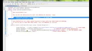TAMIL HOW CAN WE USE REFLECTION TO CALL JAVA METHOD AT RUNTIME