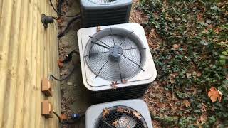 2018 2 ton Bryant Legacy Line Heat Pump starting up in heat mode