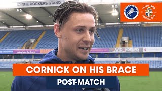 POST-MATCH | Harry Cornick reacts to his game-winning brace at Millwall!