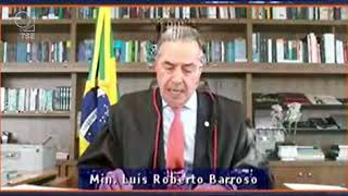 Fala completa do ministro Barroso rebatendo acusações à Justiça Eleitoral