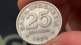 1971 Indonesia 25 Rupiah Coin • Values, Information, Mintage, History, and More