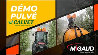 Nouveau Quantum CASE IH et le pulvérisateur CALVET chez MIGAUD !