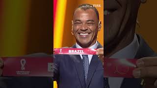 Cafu's #FinalDraw reactions are the best thing ever! 🇧🇷 | #Shorts