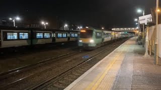 A lot of Southern Class 171s pass Forest Hill