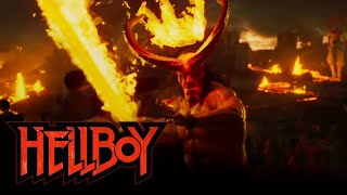 'King Arthur's Excalibur' Scene | Hellboy