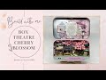 Box Theatre Miniature Build - the Cherry Blossom Dreamland DIY kit.