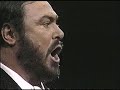 luciano pavarotti. 1987. nessun dorma. madison square garden. new york