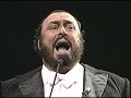 luciano pavarotti. 1987. nessun dorma. madison square garden. new york