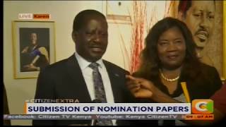 Citizen Extra: Raila Odinga and Kalonzo Musyoka presents their papers to IEBC