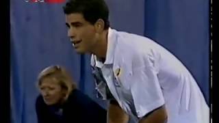 US Open 1993 QF Sampras vs Chang (1/2)