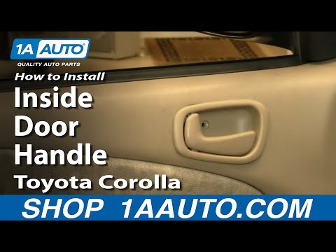 How To Install Replace Inside Door Handle Toyota Corolla 98-02 1AAuto.com How To Install Replace Inside Door Handle Toyota Corolla 98-02 1AAuto.com