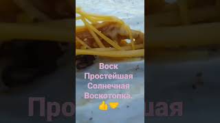 Воск простейшая солнечная воскотопка.