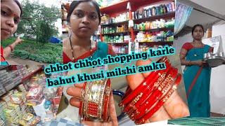 #NeelamVillageVlog barish v start heyi gla.. kete mast mast chudi shopping karlu.. apn mank kenta..