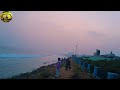 vizag receding of the sea in rk beach visakhapatnam huge crowd at rk beach weekend crowd beach