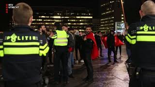 Onrust op Utrecht Centraal bij Turks-Koerdische demonstratie [RTV Utrecht]