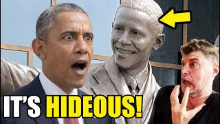 Obama HUMILIATED By HIDEOUS Sculpture!!
