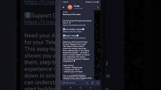 Telegram Api Id Hash Easy 2025 Tutorial In English Fast Simple Guide Telegram Bots Tg Guy