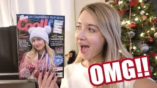 JE FAIS LA COUVERTURE D'UN MAGAZINE!!! | 14 décembre 2017