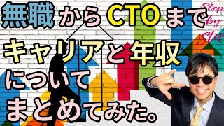 無職からCTOまでのエンジニアのキャリアと年収についてまとめました！【エンジニアのキャリアと年収】