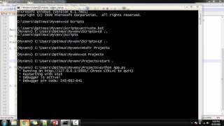 Flask 101 Part 2 Simple Hello World Flask Application using Notepad