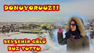 Beyşehir Gölü Buz Tuttu🥶 Biz Sadece Drone Uçuracaktık Nelerle Karşılaştık!😲/ Gezdik Gördük