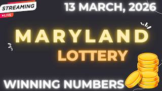 Maryland Midday Lottery Results For - 13 Mar, 2026 - Pick 3 - Pick 4 - Pick 5 - Powerball -Cash4life