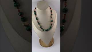 FURSA Fashion handmade malachite necklace