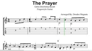 The Prayer - Fingerstyle Tabs