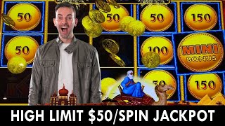 LAST SPIN JACKPOT on $50 SPINS ⚡ HIGH LIMIT Lightning Cash Sahara Gold 🏰