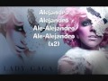 Lady Gaga Alejandro ( Instrumental Version) Karaoke with Lyrics