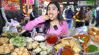 60 Sec. Momos, Golgappa, Banarasi Chaat, Spring Rolls and Pav Bhaji Challenge | Food Challenge