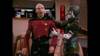 Picard is kidnapped by the Borg - "Star Trek The Next Generation"