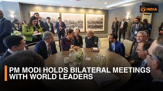 PM Modi holds bilateral meetings with world leaders | More updates | DD India Live