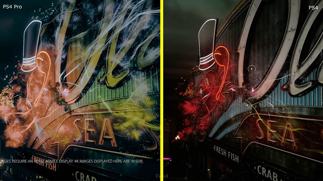 Playstation 4 Graphics Comparison