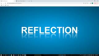 Css Text Reflection Effects