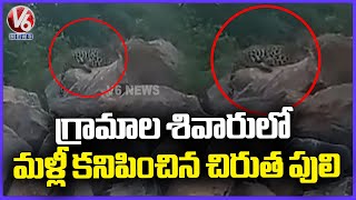 రూరల్ మండలం గుండారం-మల్కాపూర్ గ్రామాల శివారులో చిరుత మళ్లీ ప్రత్యక్షమైంది | V6 వార్తలు