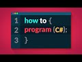 HOW TO PROGRAM - Getting Started!