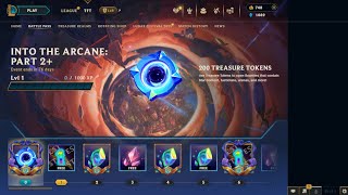 BATTLE PASS INTO THE ARCANE: PART 2+ (CLIENT) | TFT SET 13