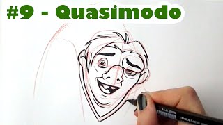 HOW TO DRAW DISNEY #9 - QUASIMODO ( The Hunchback of Notre-Dame)