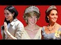 Meghan Markle and Kate Middleton wear Princess Diana's jewels