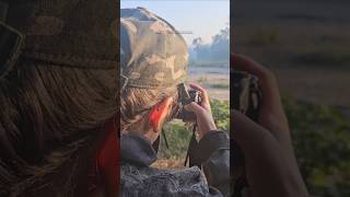 Elephant's Herd gets Scared 😱by Tiger #corbett #safari #elephant