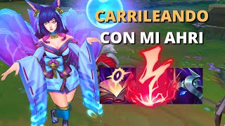 NOS SACAMOS EL CARRITO CON AHRI | Ahri Ranked Gameplay Español