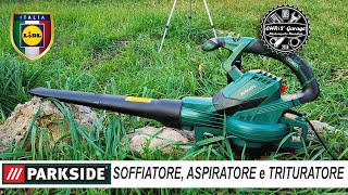 Soffiatore Aspiratore Trituratore, Parkside LIDL, PLS 3000 A1