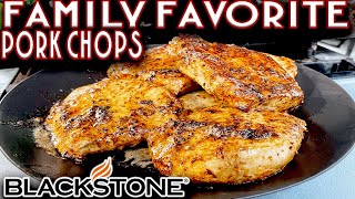 THE ONLY WAY NOW TO COOK PORK CHOPS ON THE BLACKSTONE GRIDDLE! FAMILY FAVORITE FLAT TOP RECIPE