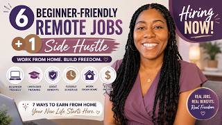 🔥 6 Remote Jobs Hiring Right Now | Entry-Level + Career Growth Opportunities