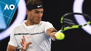 Nadal's insane winner v Federer (Final) | Australian Open 2017