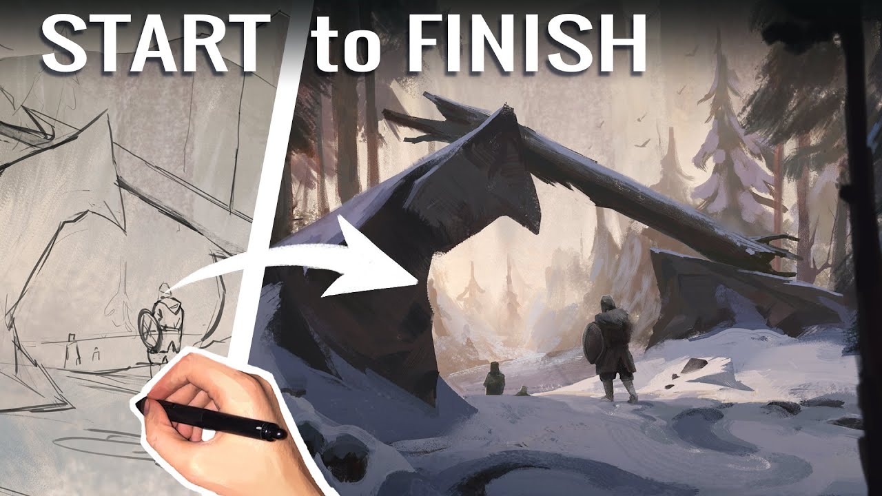 Environmental Concept Art Tutorial Sci Fi Environment Tutorial Art